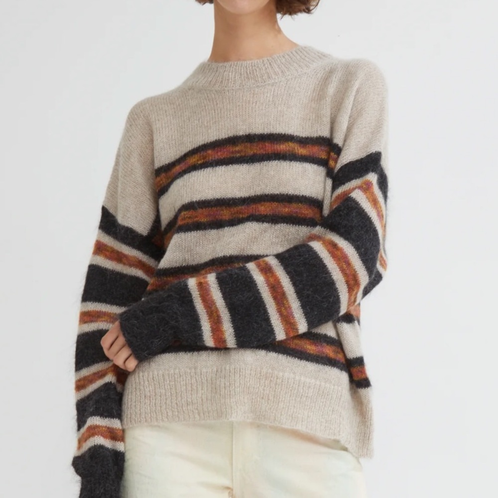 Isabel Marant mohair Russel striped sweater size 38 US L